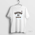Official Cutter Gauthier Name And Number Anaheim Ducks T-Shirts, Hoodie, Sweatshirt | ZylaModa.com