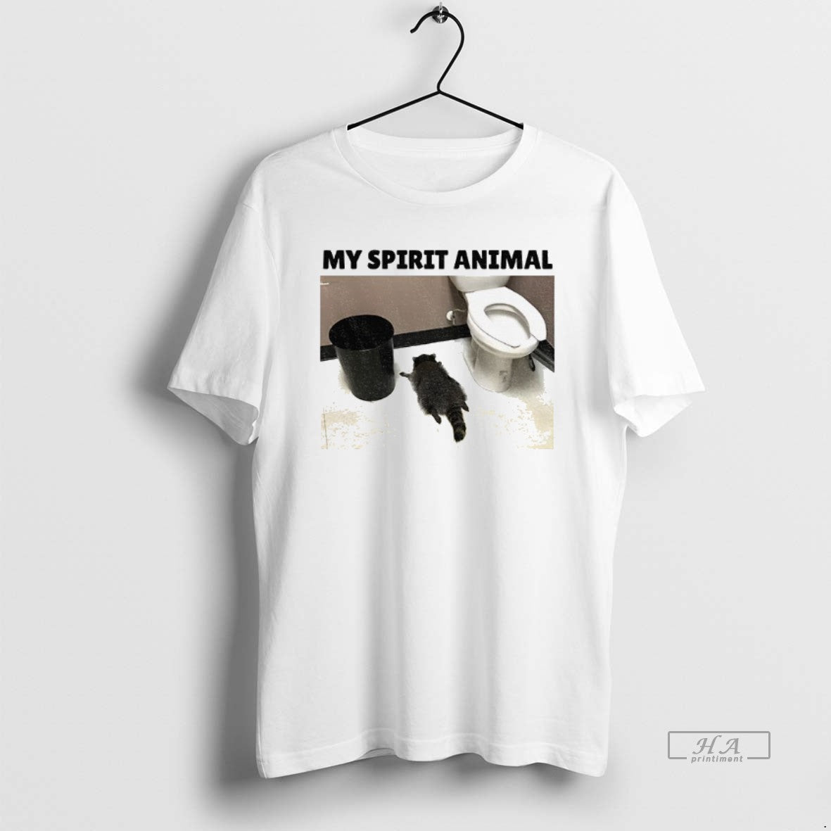 Official Drunk Raccoon My Spirit Animal T-Shirts, Hoodie, Sweatshirt | ZylaModa.com