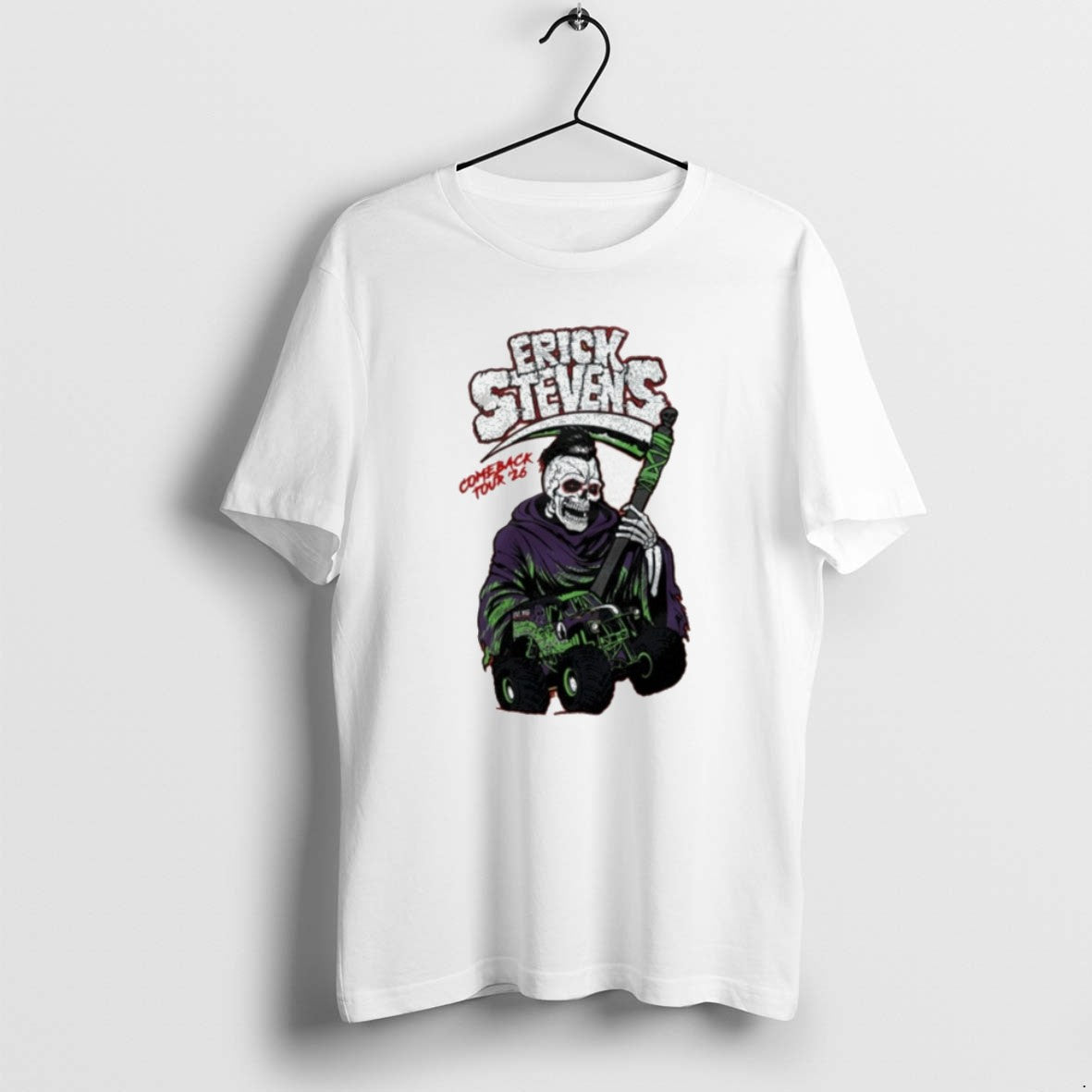 Official Erick Stevens Comeback Tour 26 T-Shirts, Hoodie, Sweatshirt | ZylaModa.com