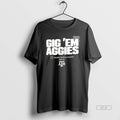 Official F14abmac Texas Am Football Gig Em Aggies 2025 Cfp Team Slogan 2 Sided T-Shirts, Hoodie, Sweatshirt | ZylaModa.com