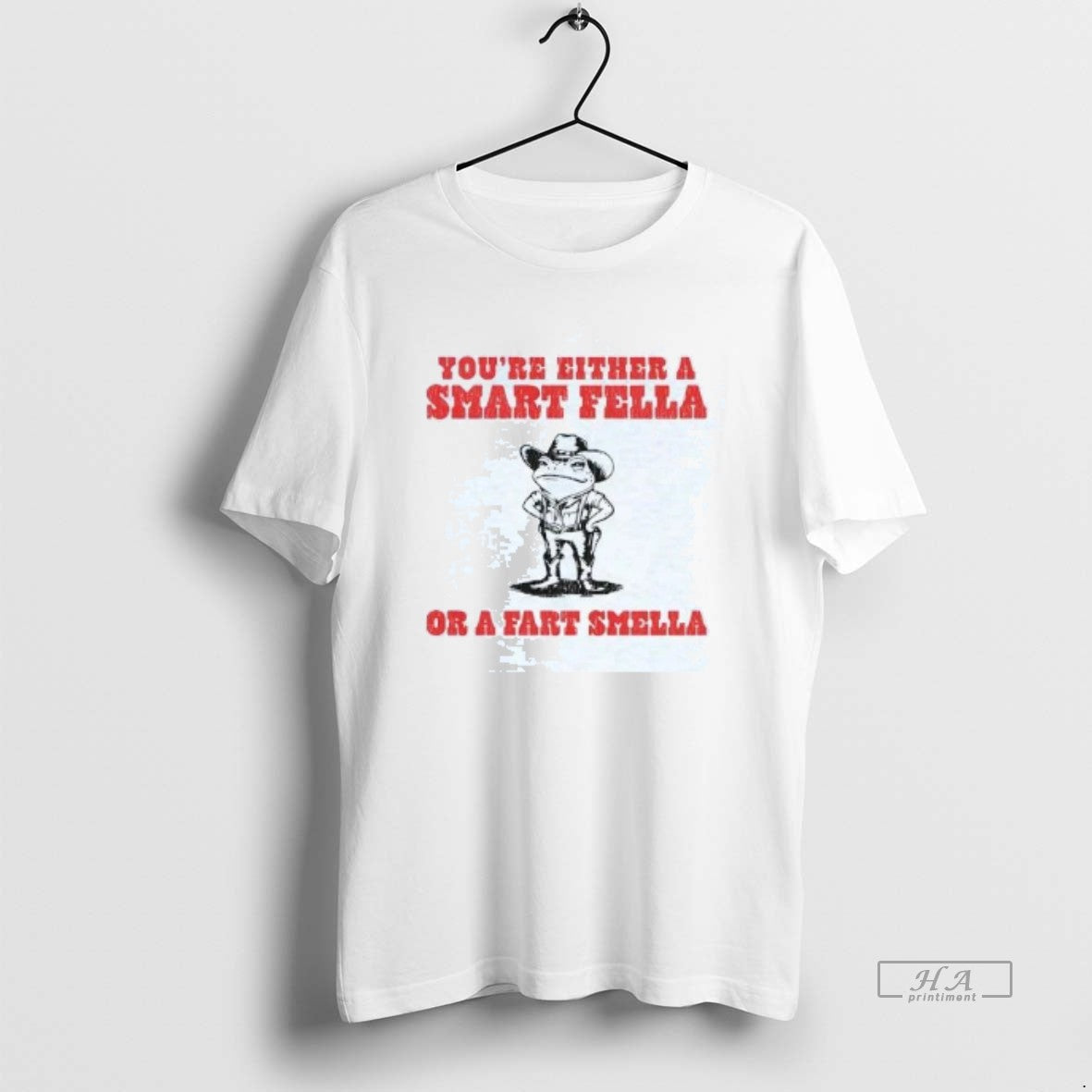 Official Frog Youre Either A Smart Fella Or A Fart Smella T-Shirts, Hoodie, Sweatshirt | ZylaModa.com