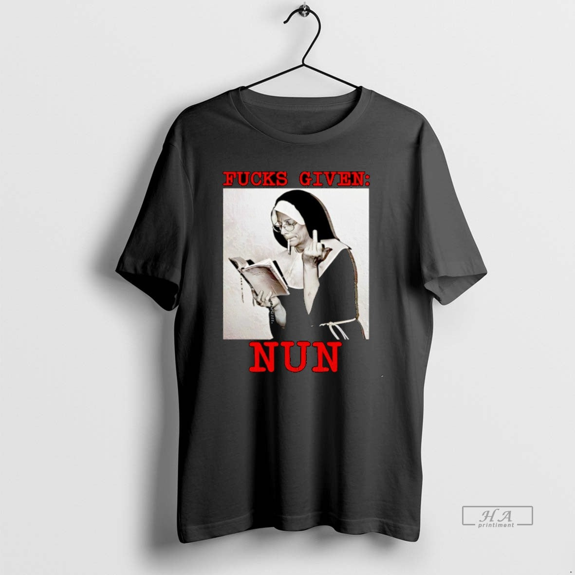Official Fucks Given Nun Smoking Christmas T-Shirts, Hoodie, Sweatshirt | ZylaModa.com