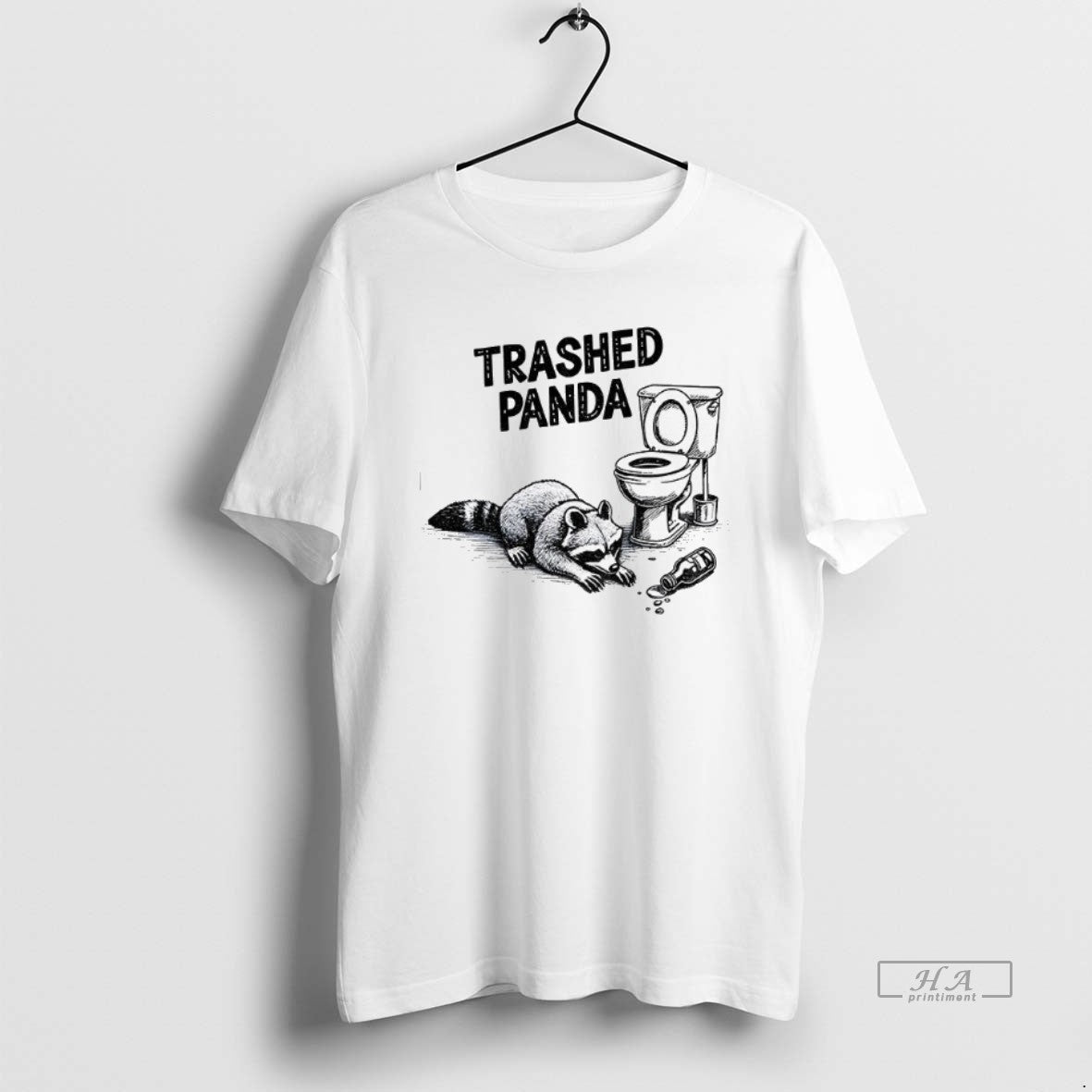 Official Funny Trashed Panda Racoon Gets Drunk T-Shirts, Hoodie, Sweatshirt | ZylaModa.com