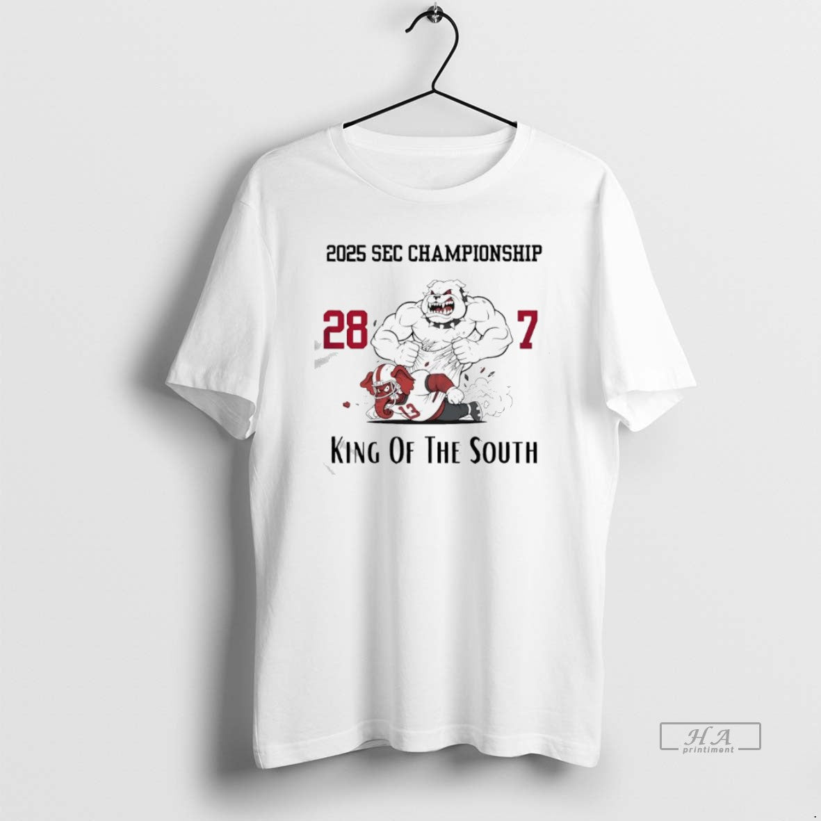 Official Georgia Bulldogs 2025 Sec Conference Championship 28 7 King Of The South T-Shirts, Hoodie, Sweatshirt | ZylaModa.com