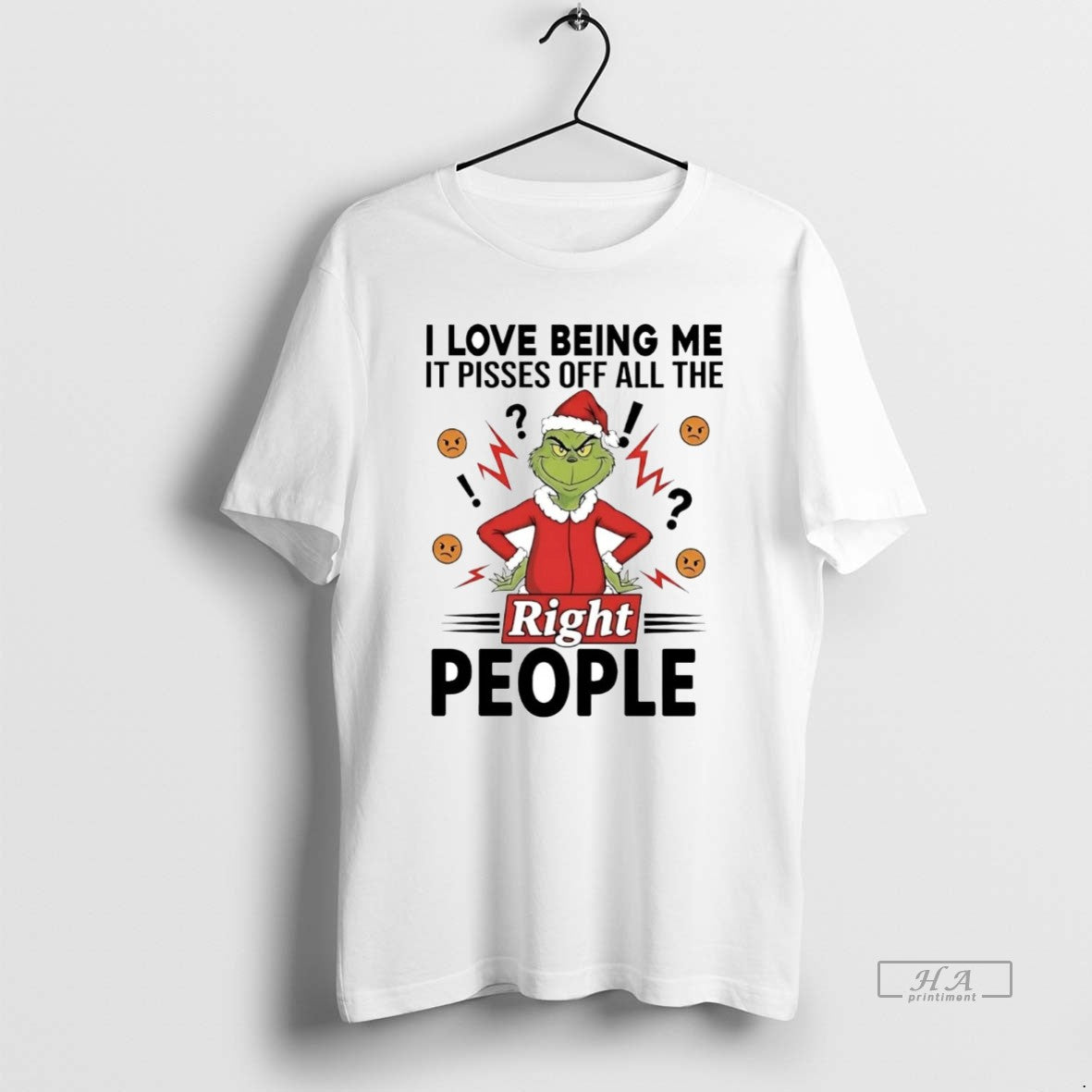 Official Grinch I Love Being Me It Pisses Off All The Right People Christmas T-Shirts, Hoodie, Sweatshirt | ZylaModa.com