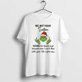 Official Grinch Santa Middle Finger Me Not Today Satan Oh Thank God Because Even T-Shirts, Hoodie, Sweatshirt | ZylaModa.com