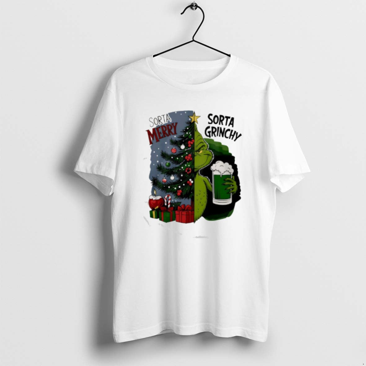 Official Grinch Sorta Merry Sorta Grinchy Christmas Holiday T-Shirts, Hoodie, Sweatshirt | ZylaModa.com