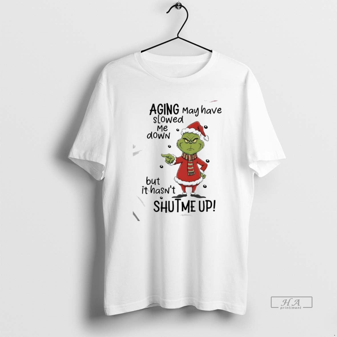 Official Grinch Aging May Have Slowed Me Down But It Hasnt Shutme Up T-Shirts, Hoodie, Sweatshirt | ZylaModa.com
