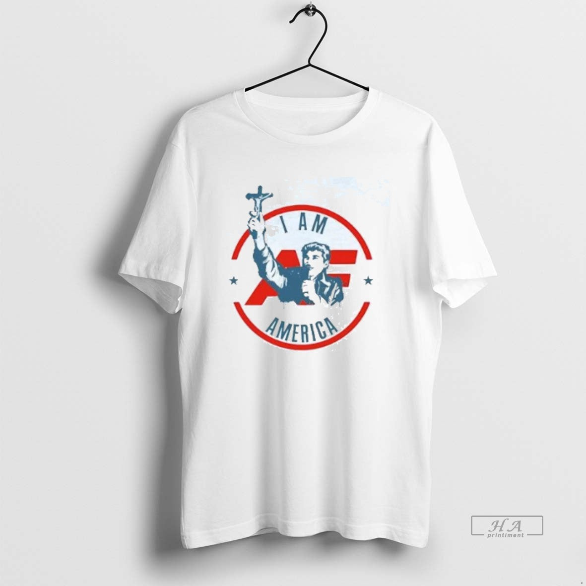 Official I Am America First Crucifix T-Shirts, Hoodie, Sweatshirt | ZylaModa.com