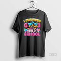 Official I Survived 67 33 Days Of School 100 Days Teachers Kids Boys T-Shirts, Hoodie, Sweatshirt | ZylaModa.com