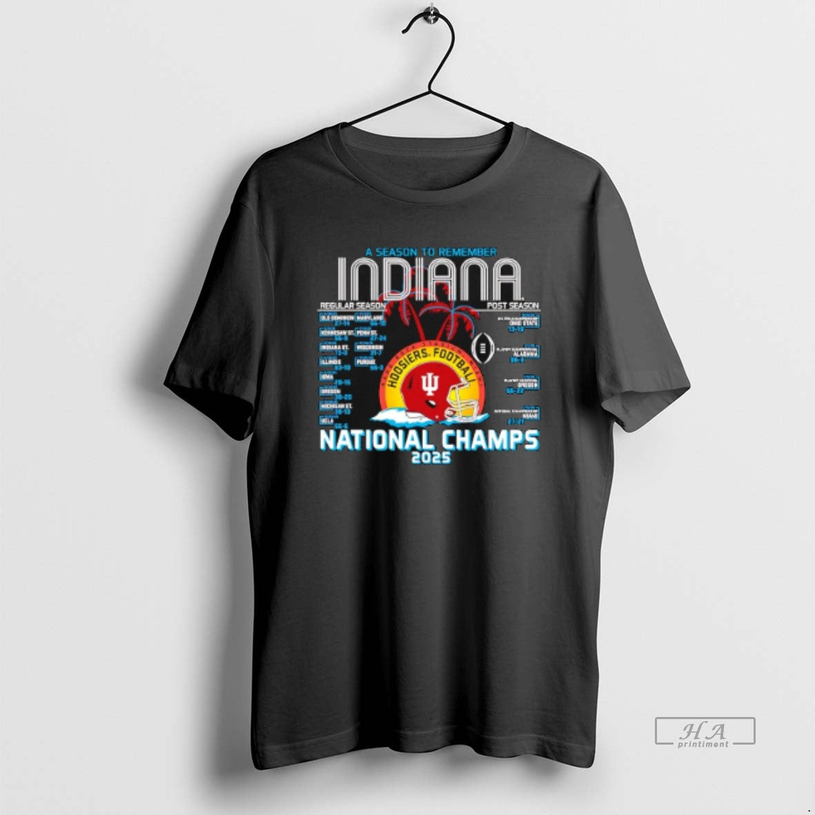 Official Indiana Football Cfp National Champions A Season To Remember Indiana 2025 T-Shirts, Hoodie, Sweatshirt