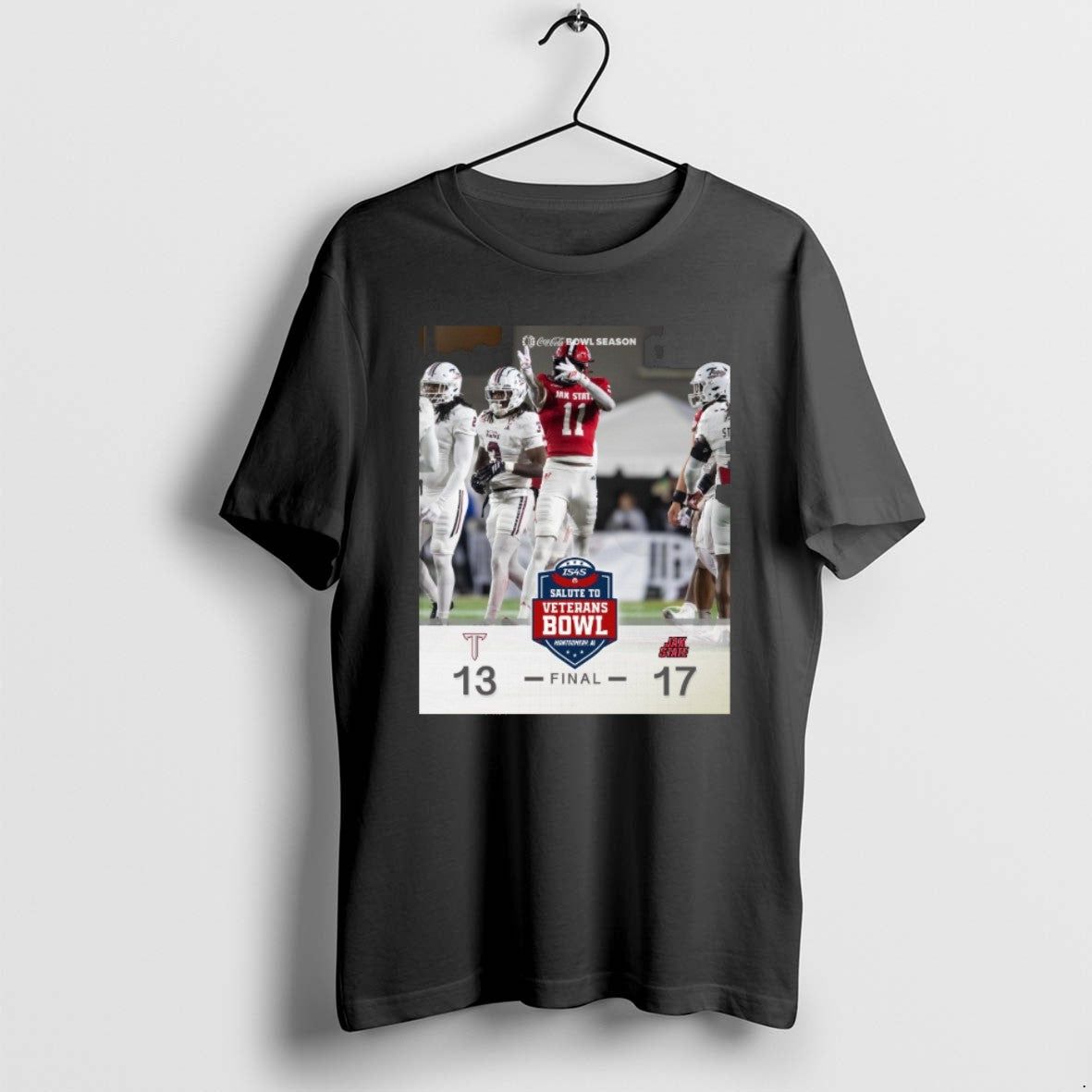 Official Jacksonville State Defeated Troy Final Score 17 13 Is4s Salute To Veterans Bowl 2025 T-Shirts, Hoodie, Sweatshirt