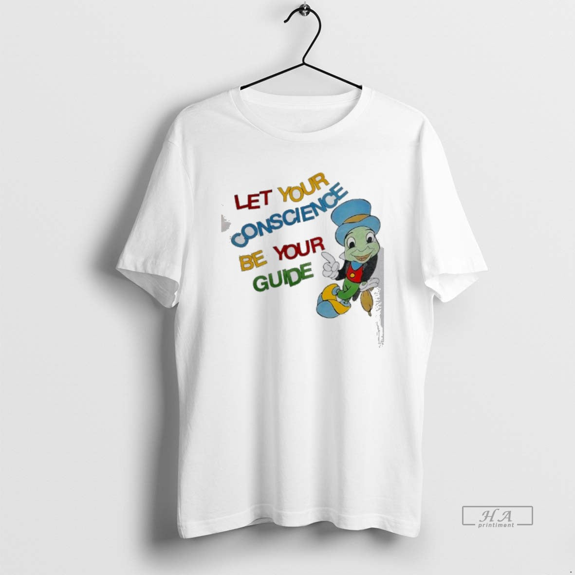 Official Jiminy Cricket Let Your Conscience Be Your Guide Pride T-Shirts, Hoodie, Sweatshirt | ZylaModa.com