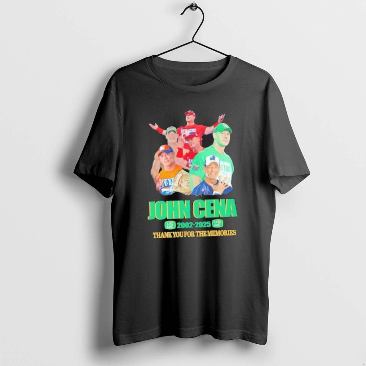 Official John Cena 2002 2025 Thank You For The Memories Signature T-Shirts, Hoodie, Sweatshirt | ZylaModa.com