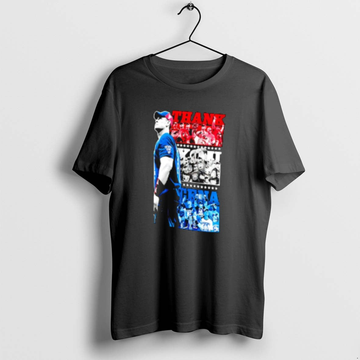 Official John Cena Thank You Cena Red White And Blue T-Shirts, Hoodie, Sweatshirt | ZylaModa.com