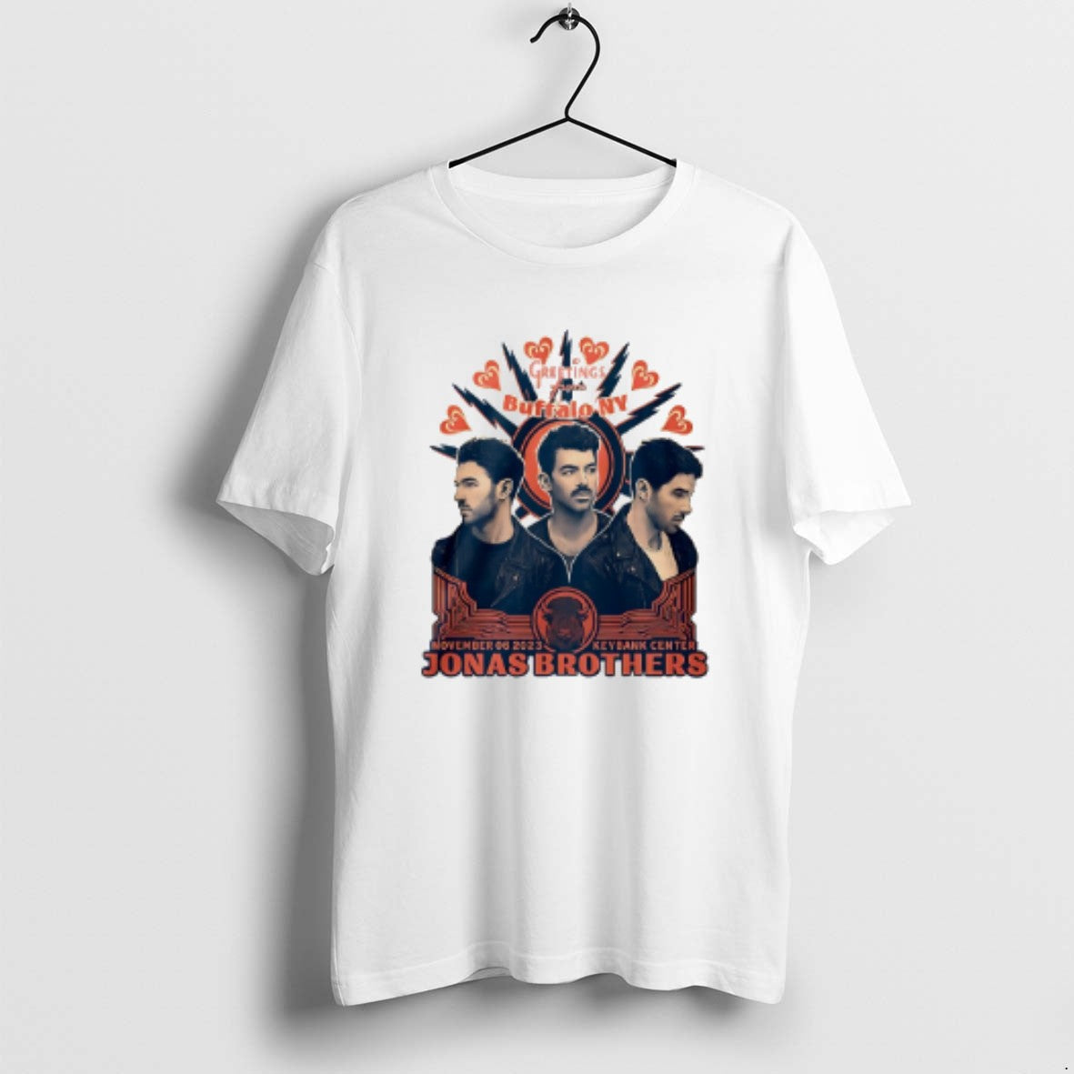 Official Jonas Brothers Greetings From Your Hometown Buffalo Ny T-Shirts, Hoodie, Sweatshirt | ZylaModa.com