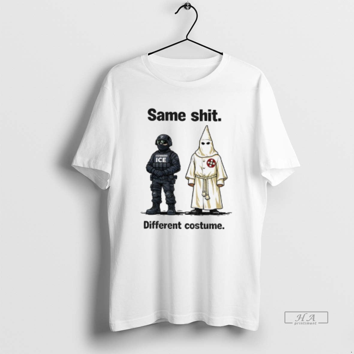 Official Kkk Coward Ice Same Shit Different Costume T-Shirts, Hoodie, Sweatshirt | ZylaModa.com