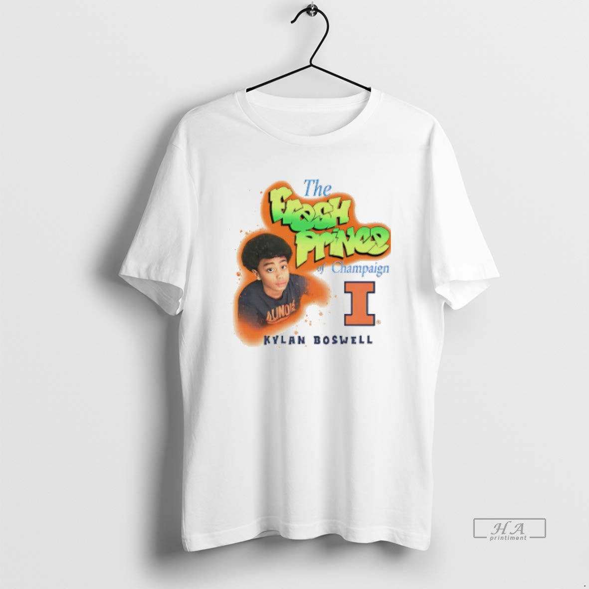 Official Kylan Boswell Illinois Fighting Illini The Fresh Prince Of Champaign T-Shirts, Hoodie, Sweatshirt | ZylaModa.com
