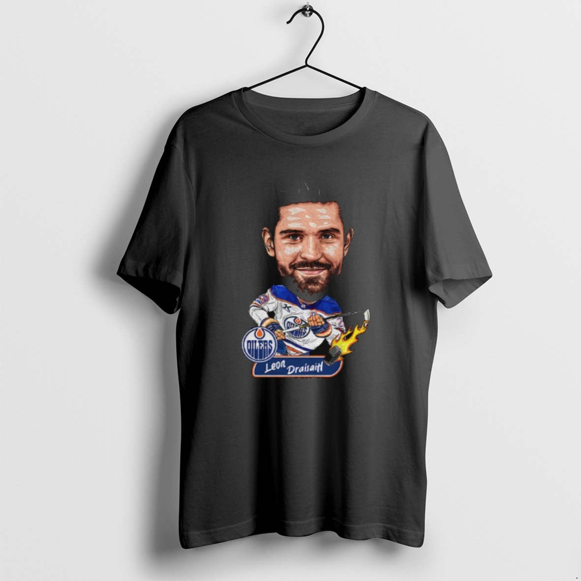 Official Leon Draisaitl Caricature Edmonton Oilers Hockey T-Shirts, Hoodie, Sweatshirt | ZylaModa.com