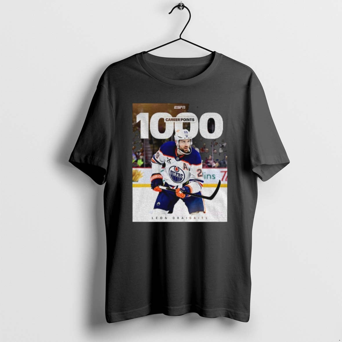 Official Leon Draisaitl Hits The 1 000 Point Milestone T-Shirts, Hoodie, Sweatshirt | ZylaModa.com