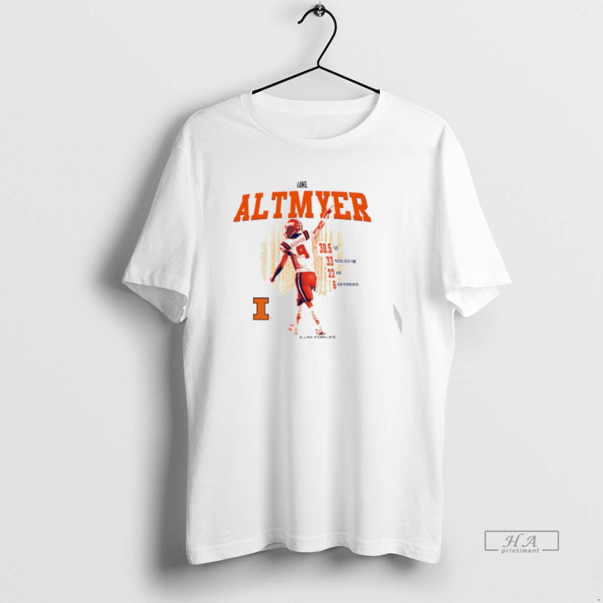 Official Luke Altmyer Illinois Fighting Illini Career Graphic T-Shirts, Hoodie, Sweatshirt | ZylaModa.com