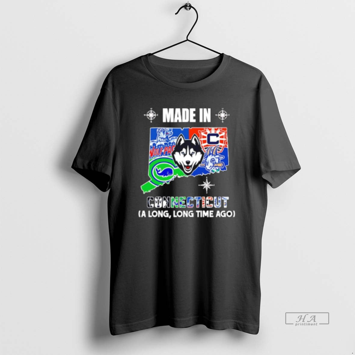 Official Made In Connecticut A Long Long Time Ago State T-Shirts, Hoodie, Sweatshirt | ZylaModa.com