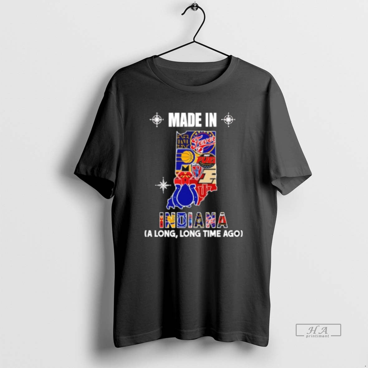Official Made In Indiana A Long Long Time Ago State T-Shirts, Hoodie, Sweatshirt | ZylaModa.com