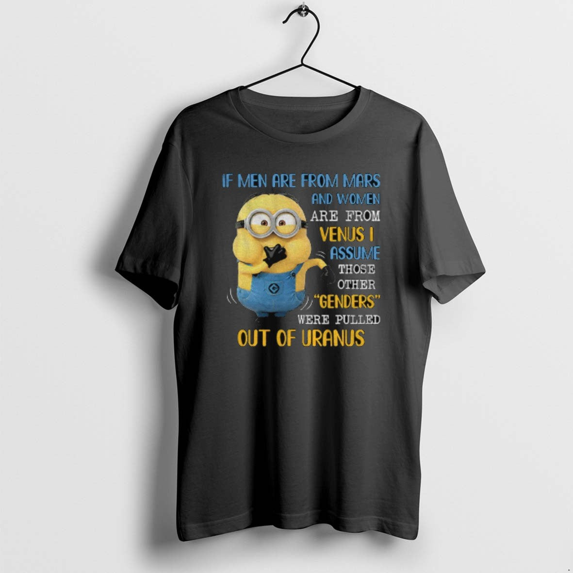 Official Minion If Men Are From Mars And Women Are From Venus I Assume Those T-Shirts, Hoodie, Sweatshirt | ZylaModa.com