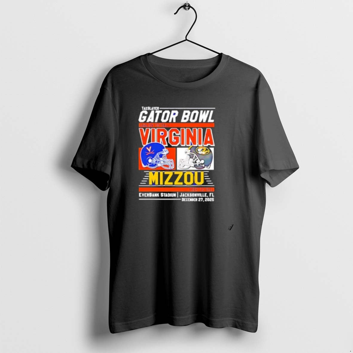 Official Missouri Tigers Vs Virginia Cavaliers 2025 Taxslayer Gator Bowl Head To Head T-Shirts, Hoodie, Sweatshirt