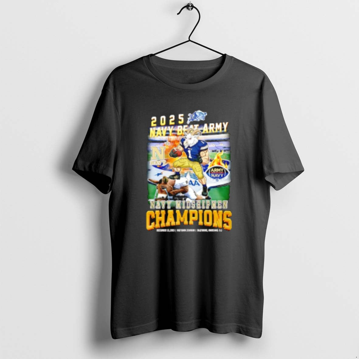 Official Navy Midshipmen Beat Army 2025 Champions Mascot T-Shirts, Hoodie, Sweatshirt | ZylaModa.com
