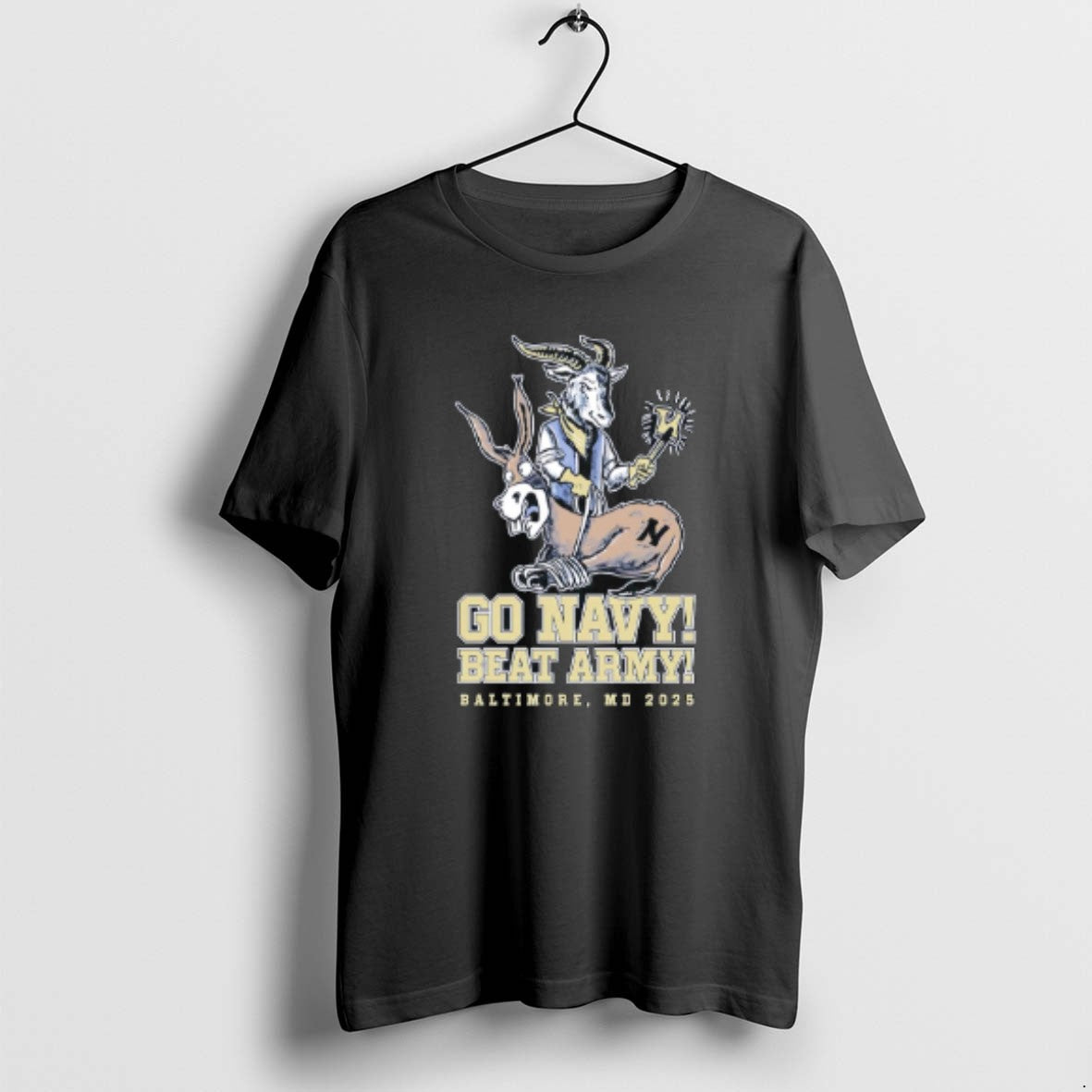 Official Navy Midshipmen Beat Army Black Knights 2025 Americas Game Mascot T-Shirts, Hoodie, Sweatshirt | ZylaModa.com