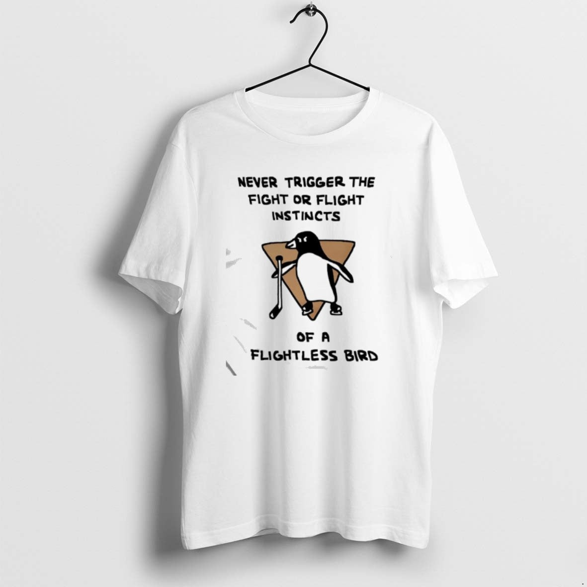 Official Never Trigger The Fight Or Flight Instincts Of A Flightless Bird T-Shirts, Hoodie, Sweatshirt | ZylaModa.com