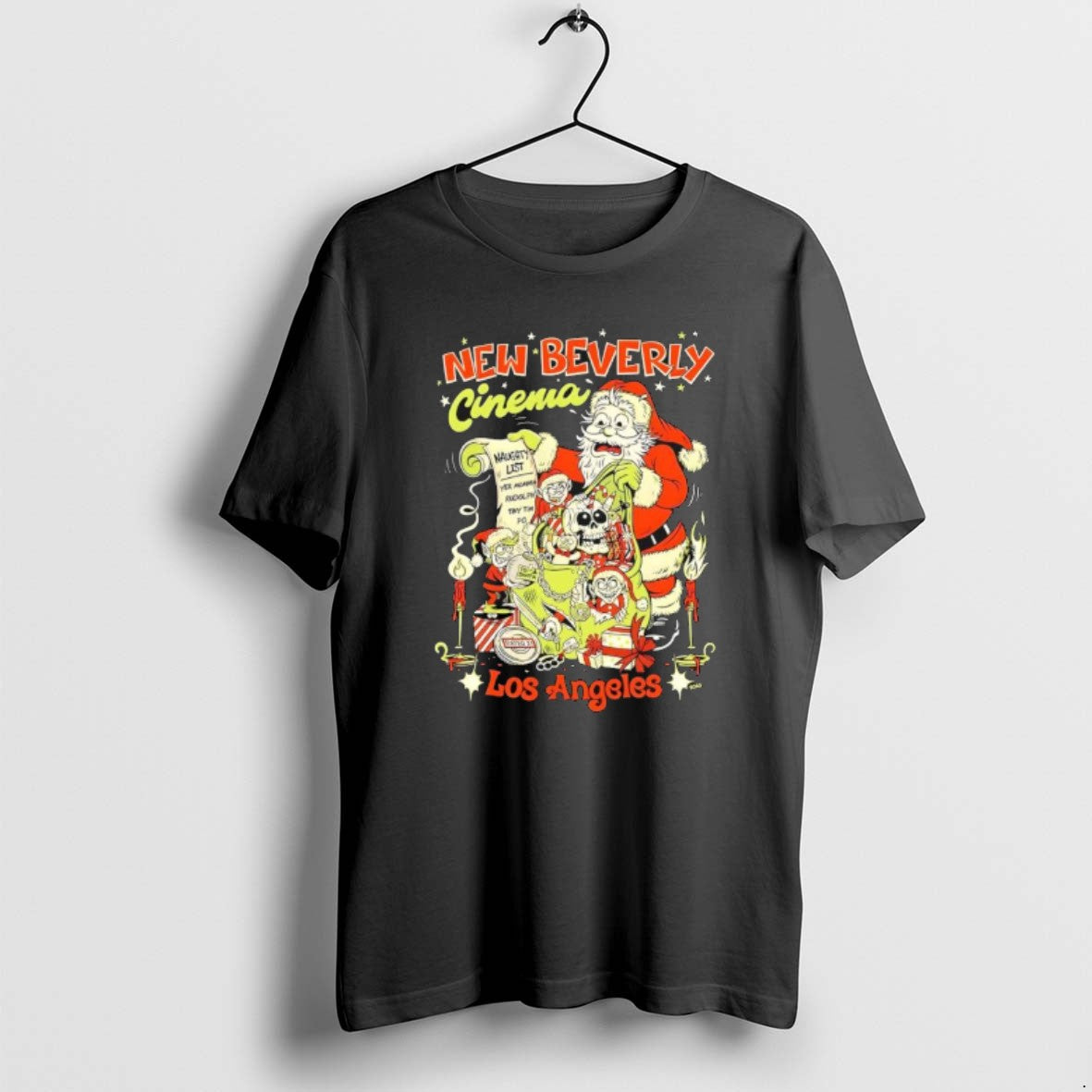 Official New Beverly Cinema Los Angeles Christmas T-Shirts, Hoodie, Sweatshirt | ZylaModa.com