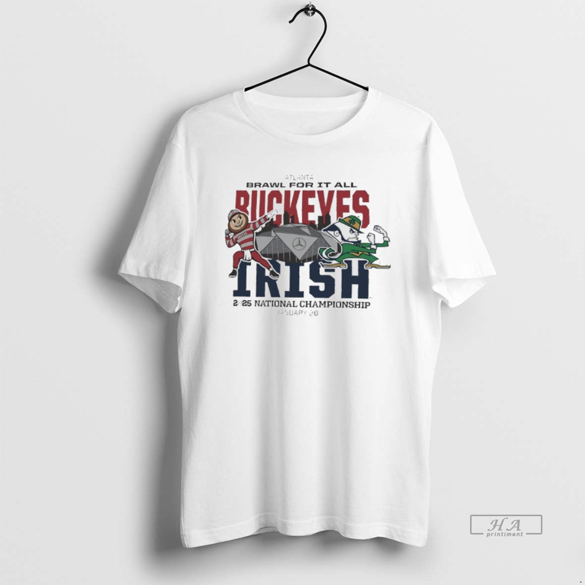 Official Ohio State Vs Notre Dame Dueling Mascot 2025 National Championship T-Shirts, Hoodie, Sweatshirt | ZylaModa.com