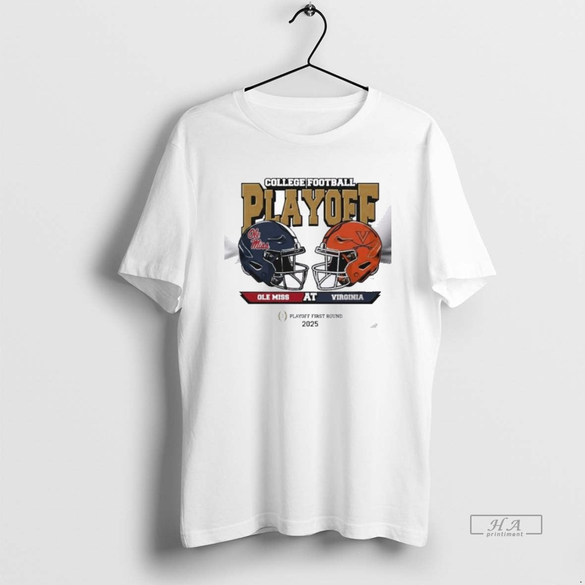 Official Ole Miss Vs Virginia 2025 Cfp College Football Playoff First Round Head To Head T-Shirts, Hoodie, Sweatshirt
