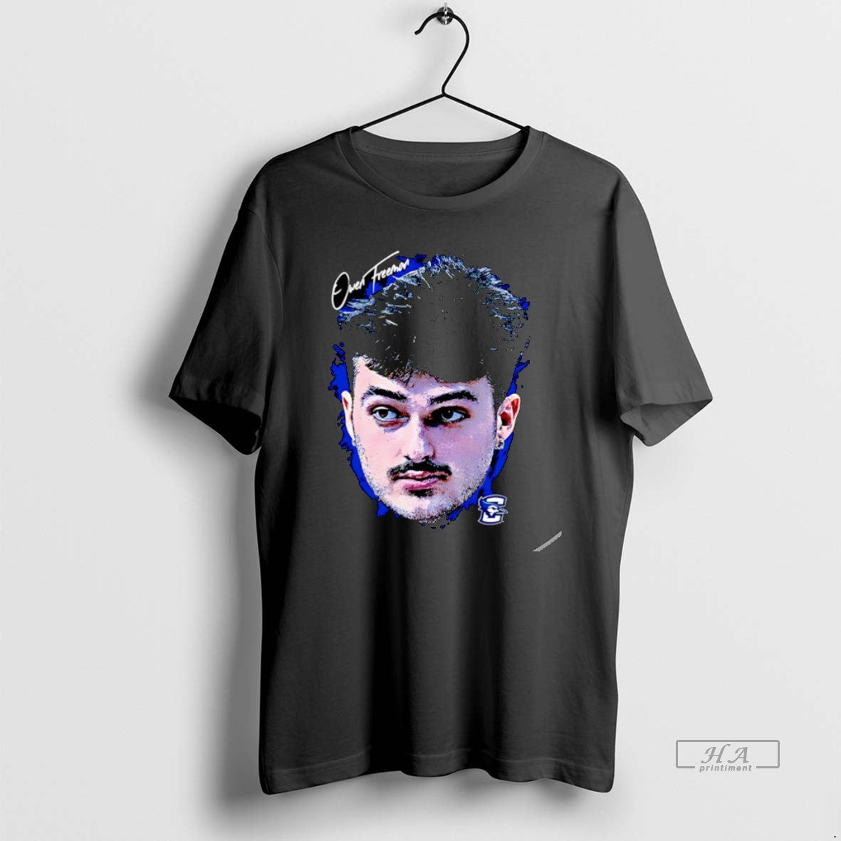 Official Owen Freeman Creighton Basketball Game Face Christmas T-Shirts, Hoodie, Sweatshirt | ZylaModa.com