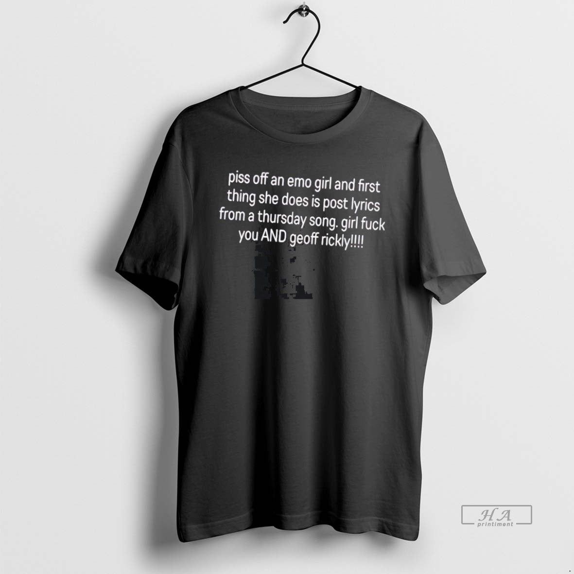 Official Piss Off An Emo Girl And First Thing She Does Is Post Lyrics T-Shirts, Hoodie, Sweatshirt | ZylaModa.com