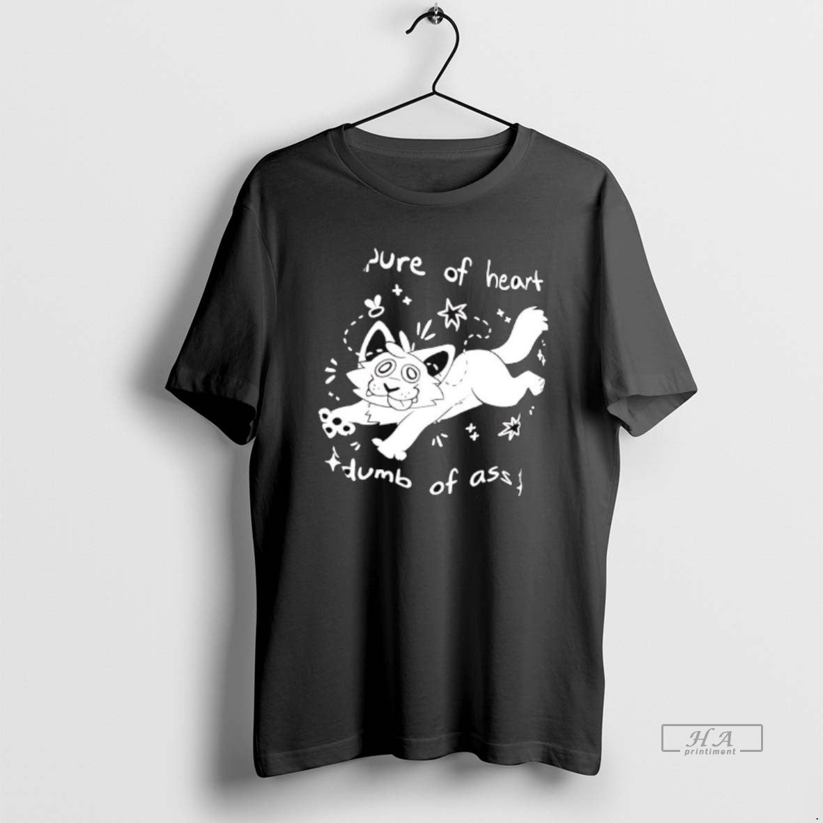 Official Pure Of Heart Dumb Of Ass Cat Graphic T-Shirts, Hoodie, Sweatshirt | ZylaModa.com