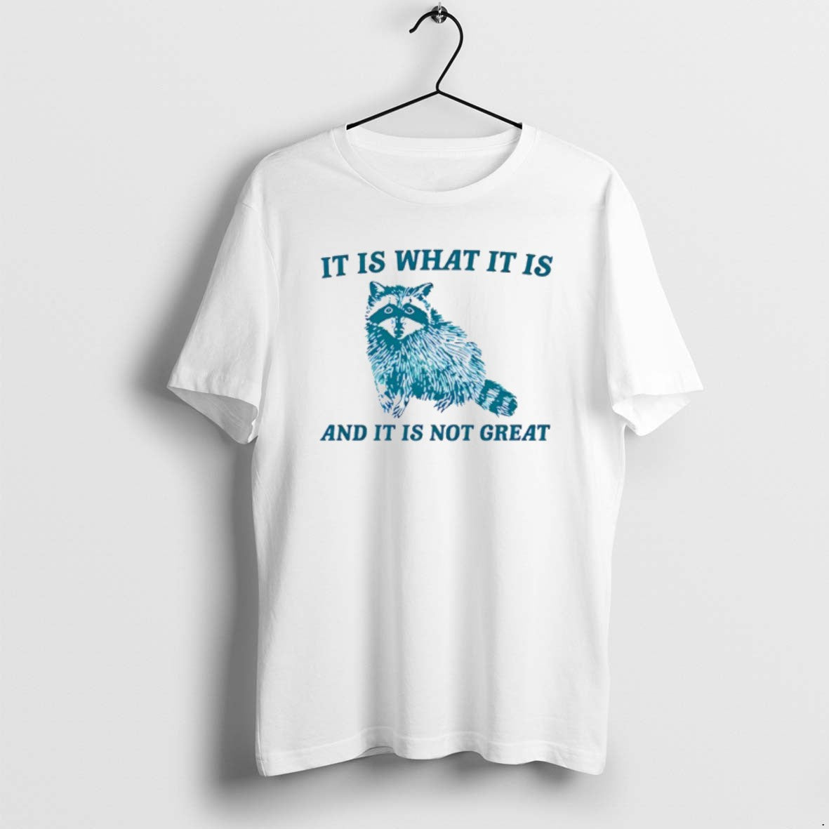 Official Raccoon It Is What It Is And It Is Not Great T-Shirts, Hoodie, Sweatshirt | ZylaModa.com