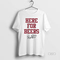 Official Raegan Beers Oklahoma Sooners Here For Beers Signature T-Shirts, Hoodie, Sweatshirt | ZylaModa.com