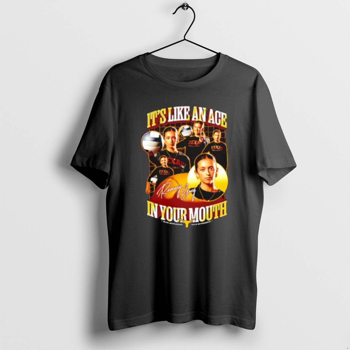 Official Ramsey Gary Texas Volleyball Team In Your Mouth Siganture T-Shirts, Hoodie, Sweatshirt | ZylaModa.com