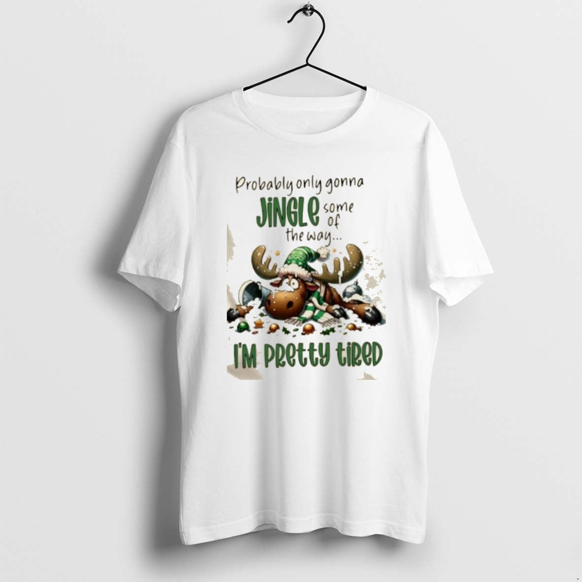 Official Reindeer Probably Only Gonna Jingle Some Of The Way Im Pretty Tired T-Shirts, Hoodie, Sweatshirt | ZylaModa.com