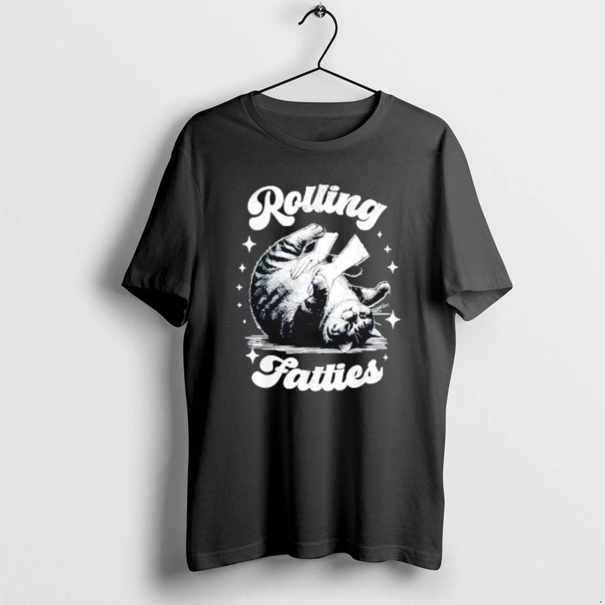 Official Retro Funny Rolling Fatties Vintage Sarcastic Cat Meme T-Shirts, Hoodie, Sweatshirt | ZylaModa.com