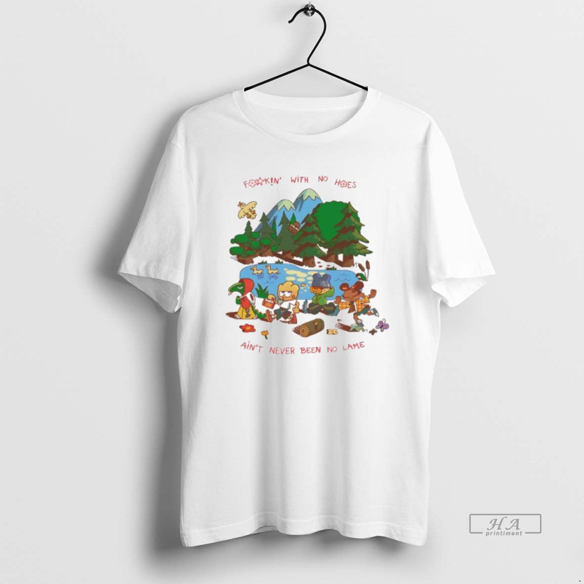 Official Rhymezlikedimez Fookin With No Hoes Aint Never Been No Lame Graphic T-Shirts, Hoodie, Sweatshirt | ZylaModa.com