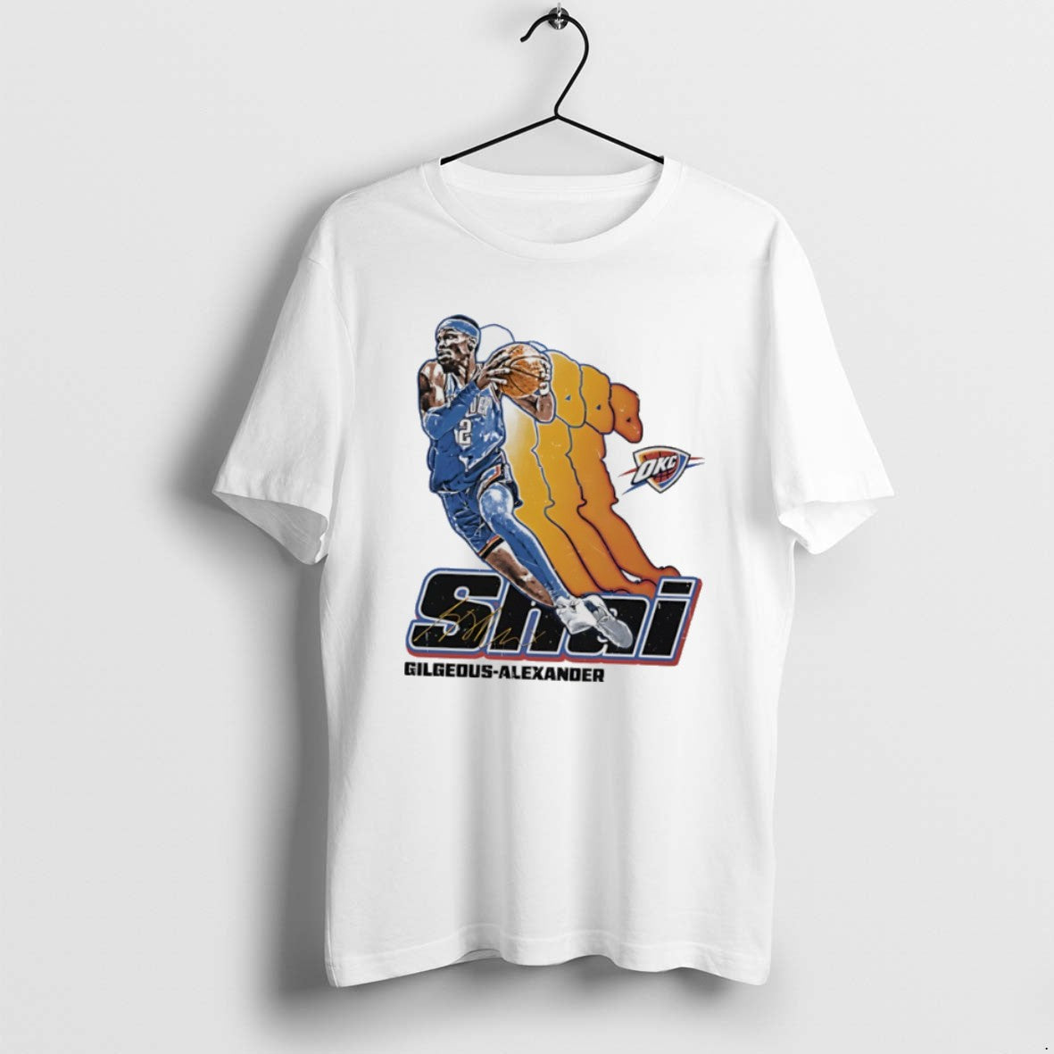 Official Shai Gilgeous Alexander Oklahoma City Thunder Signature Retro T-Shirts, Hoodie, Sweatshirt | ZylaModa.com