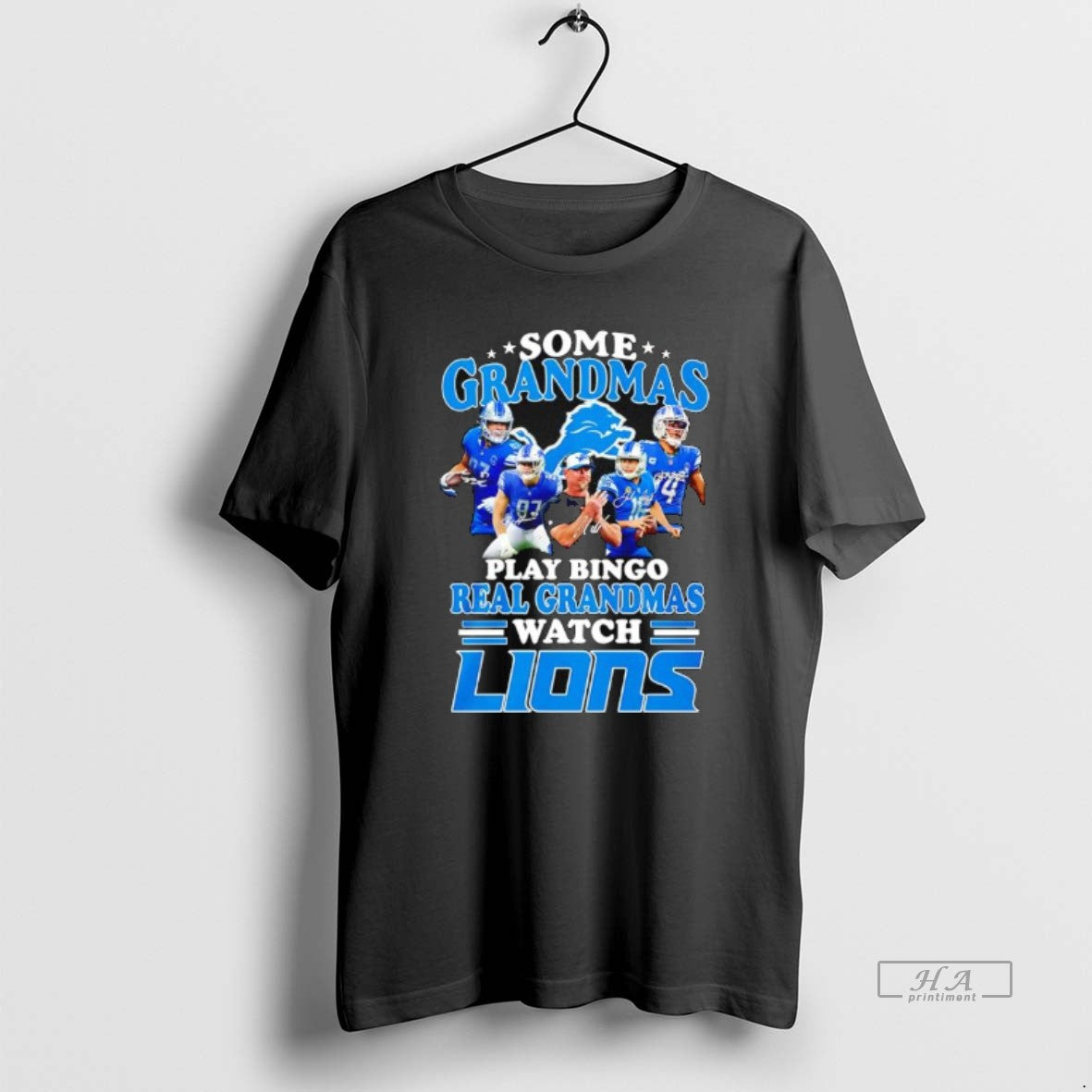 Official Some Grandmas Play Bingo Real Grandmas Watch Detroit Lions Fan Loyalty And Dedication T-Shirts, Hoodie, Sweatshirt