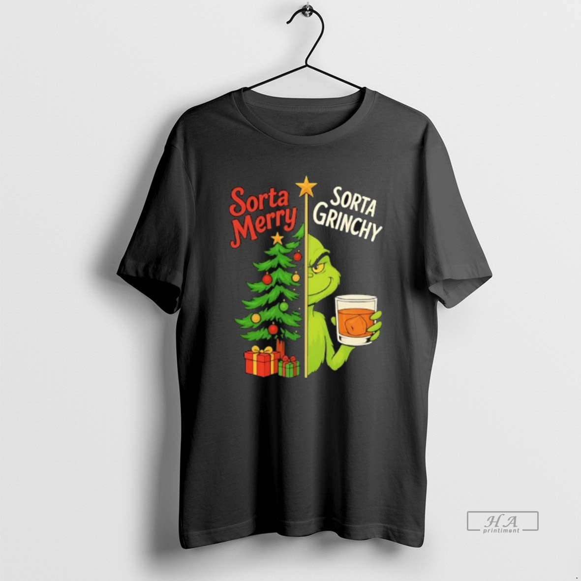 Official Sorta Merry Sorta Grinchy Christmas T-Shirts, Hoodie, Sweatshirt | ZylaModa.com