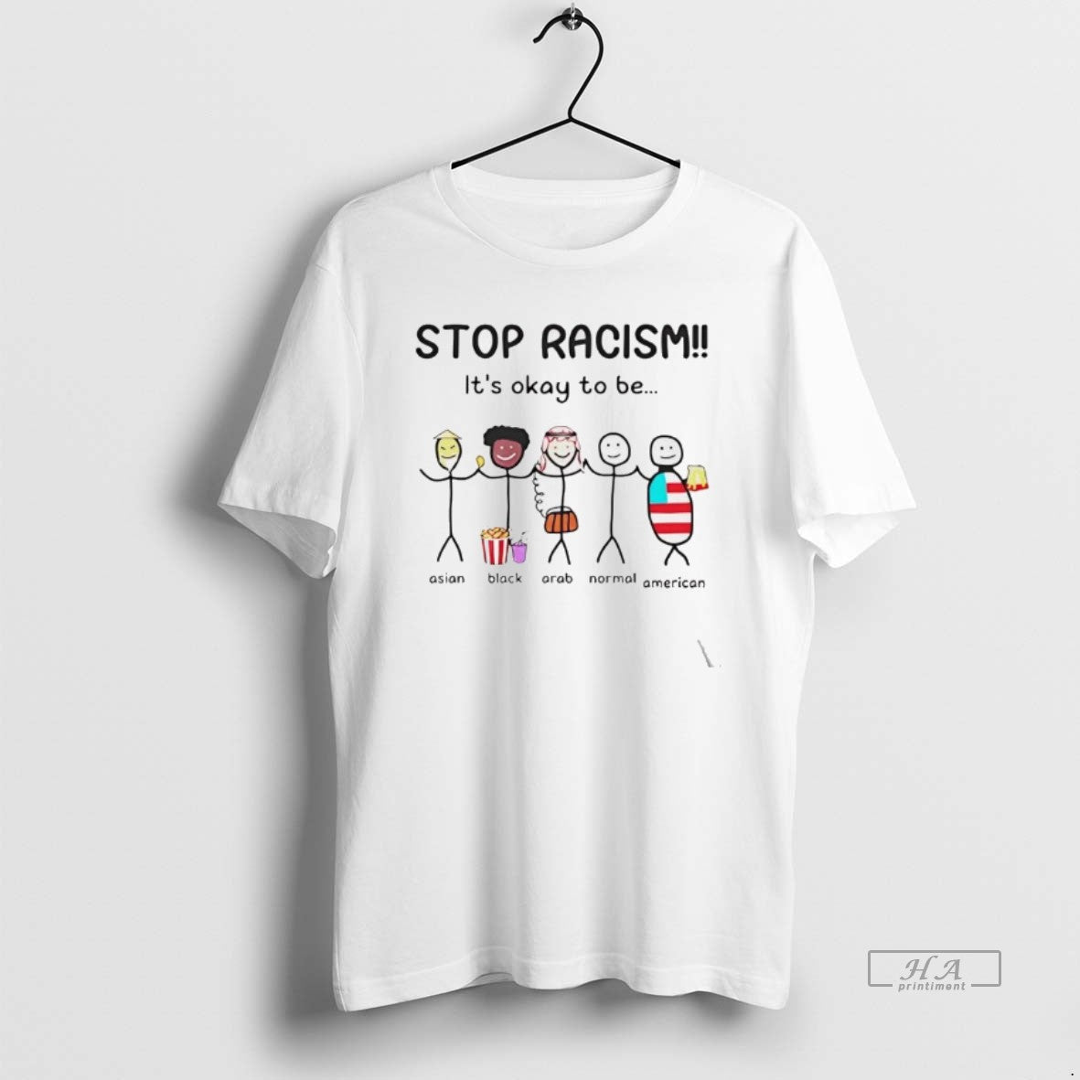 Official Stop Racism Its Okay To Be T-Shirts, Hoodie, Sweatshirt | ZylaModa.com