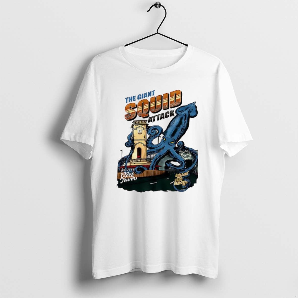 Official The Giant Squid Attack T-Shirts, Hoodie, Sweatshirt | ZylaModa.com