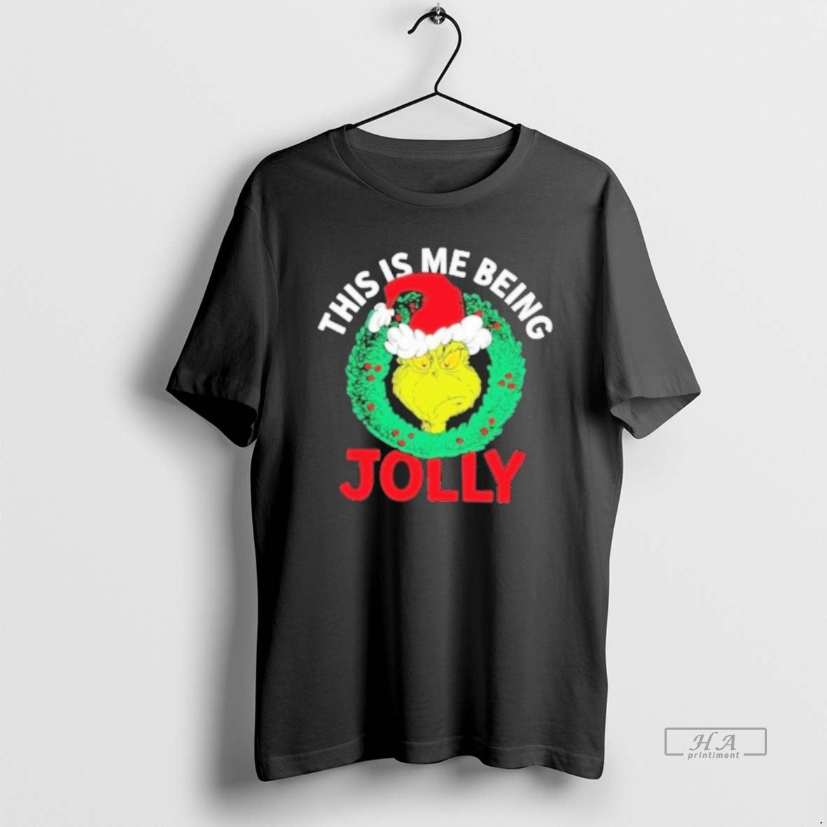 Official The Grinch This Is Me Being Jolly Christmas T-Shirts, Hoodie, Sweatshirt | ZylaModa.com